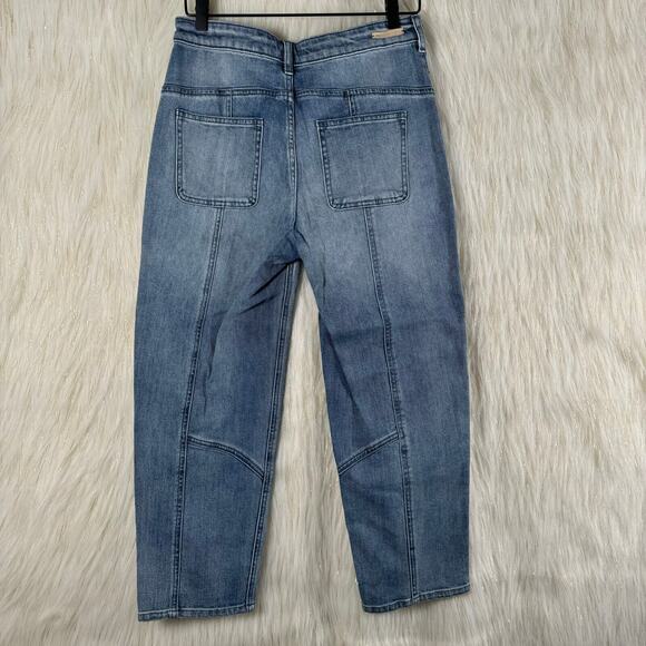 Pilcro and the Letterpress Blue Straight Leg Jeans - Picture 4 of 9